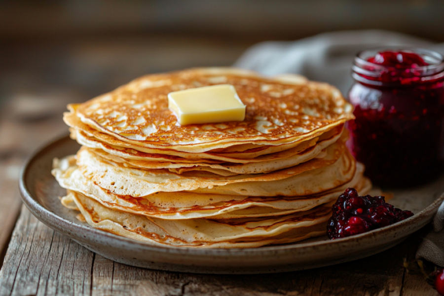 Готовлю самые тонкие блины к Масленице: не рвутся, не липнут, тают во рту. Идеальная основа для любой начинки!