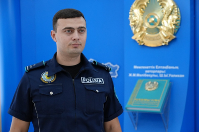 Полицейский предотвратил несчастный случай в Кокшетау