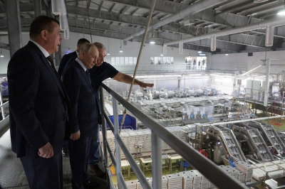 Путин впервые лично посетил Курильские острова