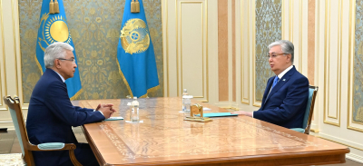Глава государства принял Генерального секретаря ОДКБ Имангали Тасмагамбетова