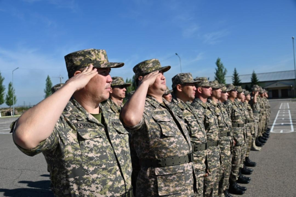 В Астане завершились плановые воинские сборы с военнообязанными