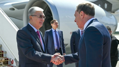 Президент Казахстана прибыл в Минск