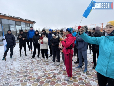 В Актобе прошел традиционный новогодний забег