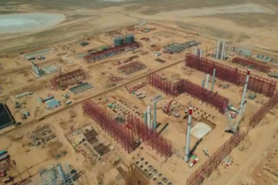На Кашагане продолжается строительство газоперерабатывающего завода