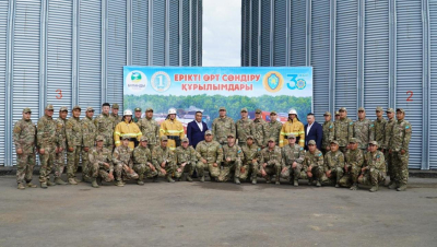 В селе Отрадное открыт новый пожарный пост по программе «Ауыл құтқарушылары»