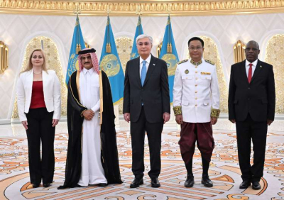 Послы четырех государств вручили верительные грамоты президенту Казахстана