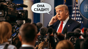 Женщину, которая стояла рядом с Трампом, постеснялись назвать страшной