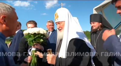 Минниханов встретил Святейшего Патриарха Московского и всея Руси Кирилла