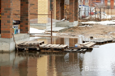 В Татарстане подтопленными остаются 25 приусадебных участков
