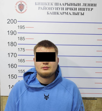 В Бишкеке парень ударил участкового. Милиционер получил травму глаза