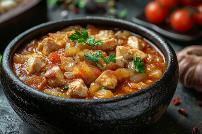 Куриный паприкаш — ароматный ужин на одной сковороде: по-домашнему вкусное горячее