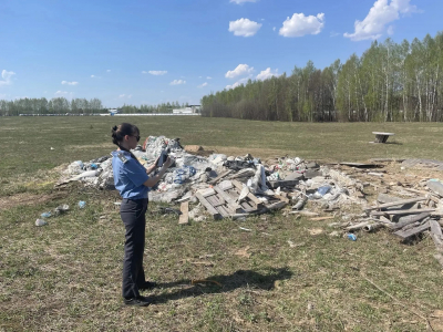В Зеленодольском районе нашли две несанкционированные свалки