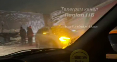 Массовое ДТП с фурами произошло на трассе в Татарстане 28/01/2026 –
